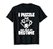 I Puzzle Way Past My Bedtime Cute Puzzler Camiseta
