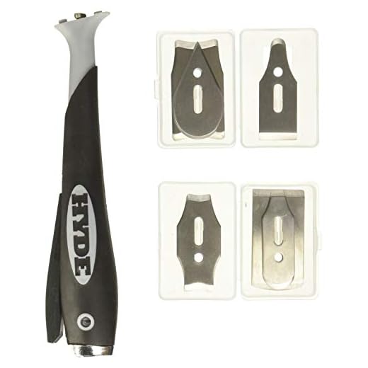 Hyde 10450 Raspador de contorno con 6 cuchillas intercambiables, multicolor-10450, Sin color, sin información