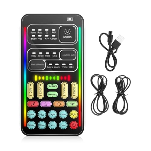 Dispositif d'enregistrement multifonction avec changeur de voix et 8 effets audio