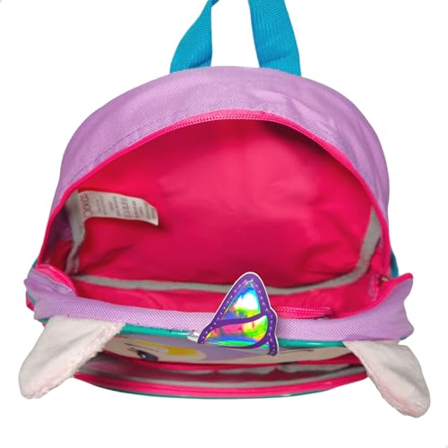 Mochila Infantil de Costas Unicórnio Pets Menina 13 Polegadas (Lilás)