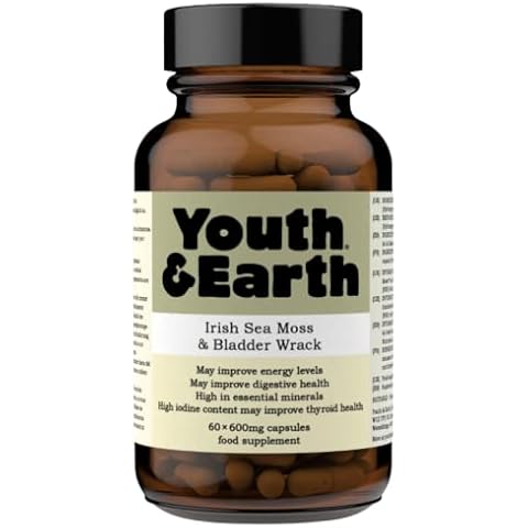 Irish Sea Moss & Bladder Wrack - 600mg x 60 Capsules Cover