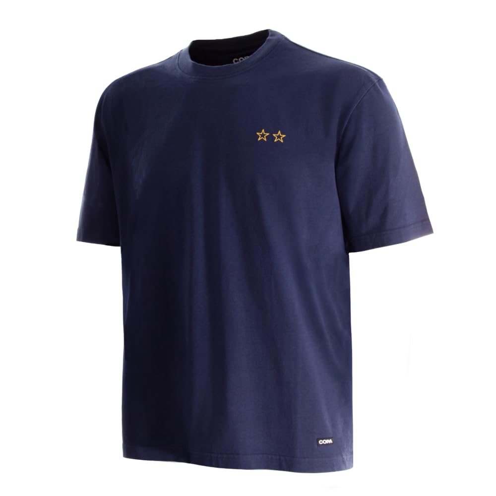 COPA - Francia Legends - T-Shirt Ricamata - Uomo - XS - Blu
