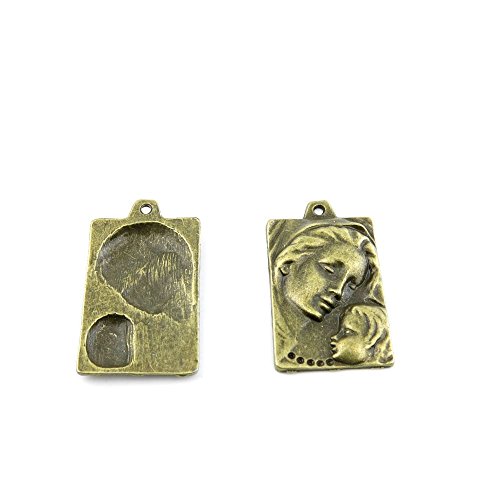 50 PCS Ancient Antique Bronze Fashion Jewelry Making Crafting Charms