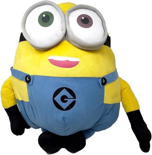 Play by Play Minions Rise of Gru Minions - Peluche de los Minions (Bob, Otto, Kevin, Stuart, Dave con ojos de PVC, 30 cm)