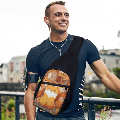 Mochila deportiva cruzada multiuso para adultos miniatura 3
