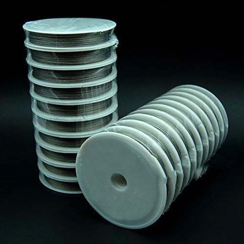 Linha de pesca, aço inoxidável resistente ao desgaste para pesca ao ar livre para lagos Sea Lake Riv