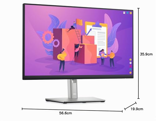 Miniatura 12 de Dell P2222h 21.5 Full Hd 1920x1080 Monitor, 60hz, Ips, 5ms, 99 Srgb, Displayport, Hdmi, Vga, 5x Usb, 3 Años De Garantía, Negro