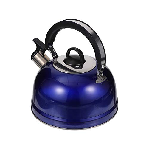 YARNOW 1 Stück 1. 2L Pfeifkessel Edelstahl Wasserkessel Pfeifender Teekessel Flötenkessel Wasserkocher für Induktionsherde Gasherde Alle Kochplatten Blau YARNOW 1 Stück 1. 2L Pfeifkessel Edelstahl Wasserkessel Pfeifender Teekessel Flötenkessel Wasserkocher für Induktionsherde Gasherde Alle Kochplatten Blau