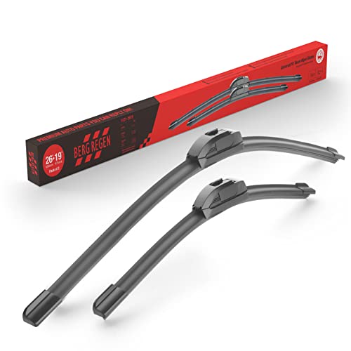 Image of BERG REGEN 26 inch+19 inch Windshield Wiper Blades Replacement for Honda Accord 2008-2017,Toyota Prius 2010-2015 Prius V 2012-2017,Subaru Legacy 2010-2014 Outback 2010-2014 -Genuine OEM Quality (Set of 2)