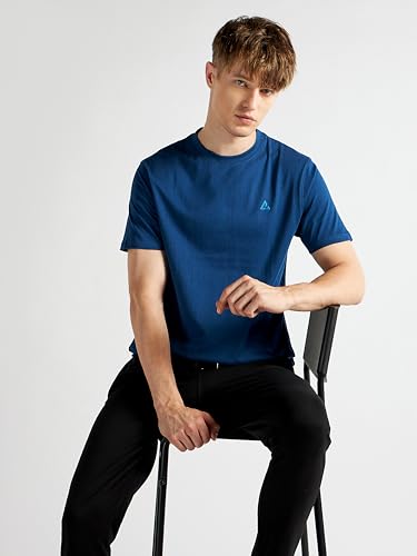 Image of Clans & Hans Men's Regular Fit T-Shirt - Super Combed Cotton, Solid Plain T-Shirts for Men, Round Neck, Stylish, Half Sleeve, Mens t Shirt - Combo Pack of 3