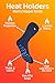 Heat Holders Men's Thermal Gripper Sole Socks Size 7-12 US Black Grey