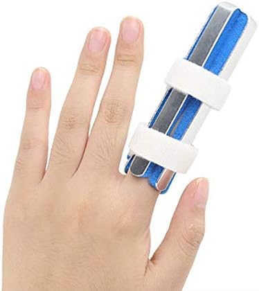 Amazon Co Jp 指固定 通気性 快適性 フィンガースプリント 全指適応 四面固定 指関節サポーター 指骨折 固定用金属プレート 怪我した指を保護 Size L ドラッグストア