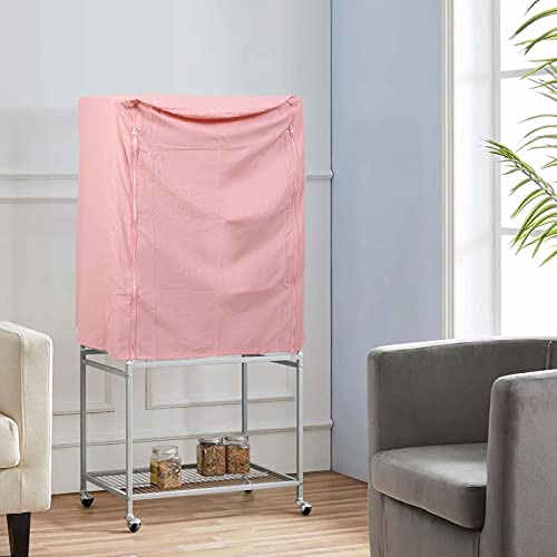Image of QBLEEV Birdcage Covers, Breathable Universal Bird Parrot Cage Cover Shade | Blackout windproof light-proof covering reduces distractions night accessories cloth without cage-24.8x17.7x31.5in (LxWxH)
