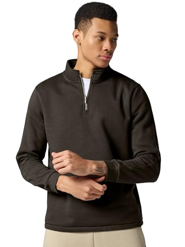 Image of XYXX IntelliSmooth Pulse Relaxed Fit Half-Zip Sweatshirt For Men