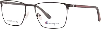 ChampionSpring C01 Eyeglasses Men's Black Full Rim Square Optical Frame 56mm