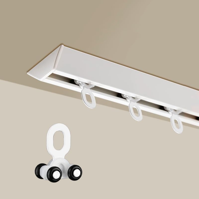 Zestaw szyn sufitowych V S – wysokiej jakości aluminiowy system dzielenia pokoju zapewnia cichą prywatność w hotelach, szpitalach, teatrach i kinach – zwiększenie przestrzeni