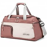 Bolsa Mala De Mão 10kg Viagem Academia Bordo Grande Avião Alça ajustável Área Seca Área Molhada (Lilás)