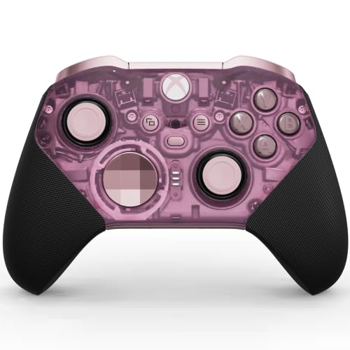 Image of Xbox Wireless Gaming Controller | Elite Series 2 Core | Translucent Pink | Consoles, PCs, TVs, mobile, and more | Adjustable Thumbsticks | Trigger Locks