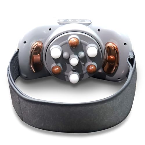 ZALIX Masajeador Abdominal/Cinturón Abdominal Eléctrico De Calentamiento Rápido / 3 Niveles De Intensidad De Vibración Ajustable/Masajeador De Cinturón De Masaje Calentado,A