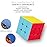 QY Toys Warrior W Speed Cube 3x3- Stickerless Magic Cube 3x3x3 Puzzles Toys (56mm), The Most Educational Toy to Effectively Improve Your Child\'s Concentration. (Standard Edition)