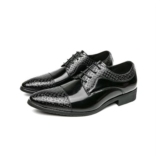 Men's Fashion Oxford Shoes Retro Cap Toe Breathable Comfort Leather Derby Shoes Lace Up Business Casual Shoes for Men2