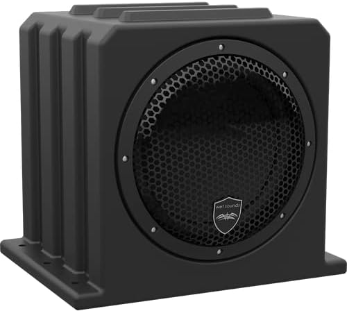 Miniatura 3 de Wet Sounds Paquete Black Stealth XT-12, barra de sonido de alta potencia de 12 altavoces con control remoto y subwoofer sigiloso AS-10 de 10