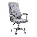 FORCHEER Patterned Large Office Chair Cover Stretch Printed Computer Armchair Slipcover for Desk Chair, Mesh Chair 1 Piece Washable Removable