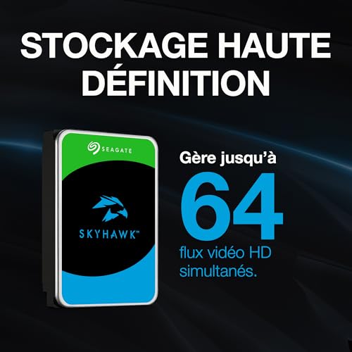 Seagate SkyHawk disque dur 8 To 256 Mo 3.5 Série ATA III Neuf - vue 9