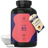 TRUE NATURE Vitamin B5 - Pantothensäure 500 mg hochdosiert