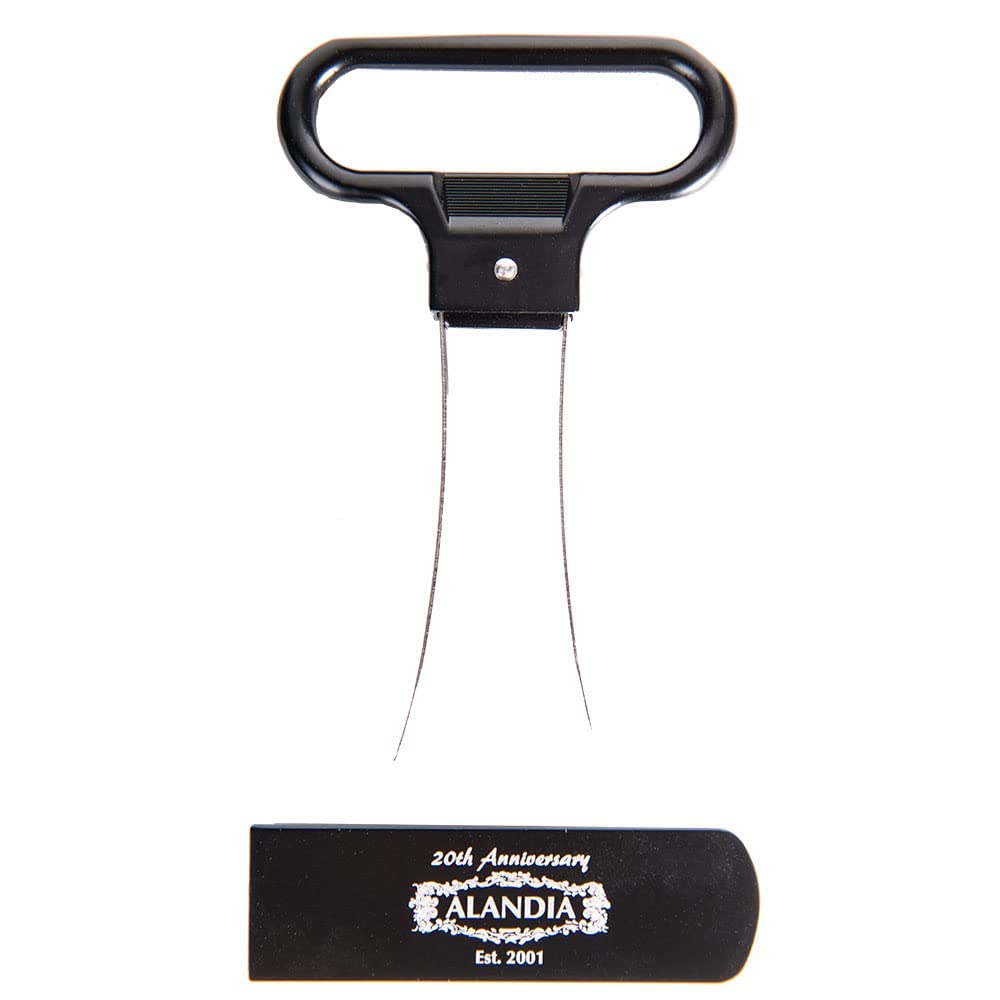 Spangenkorkenzieher Limited Edition von ALANDIA | Schwarz mit Edelstahl Klingen | Korkenzieher für Absinth, Wein etc.