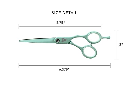 Miniatura 7 de Cricket Shar Xpressions - Tijeras de corte de pelo de 5.75 pulgadas, tijeras japonesas de acero inoxidable, color gris