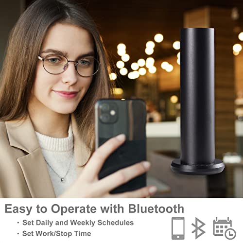 Bluetooth Essential Oil Diffuser For Aromatherapy Oils, Nebulizing Diffusion System, Fragrance Diffuser, Cold-Air Diffusion Scent Air Machine For Spa, Home, Office (Black) #TOP1