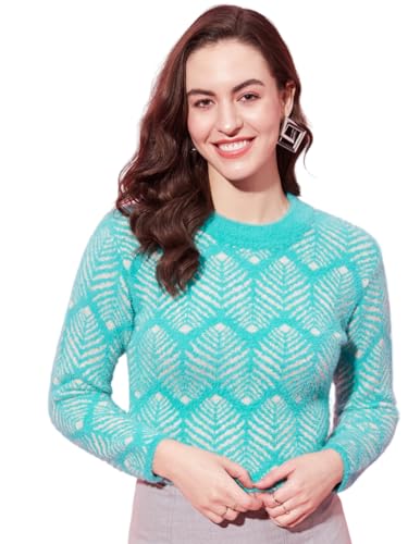 Image of Modeve Round Neck Casual Women Sweater||Winterwear|| Teal