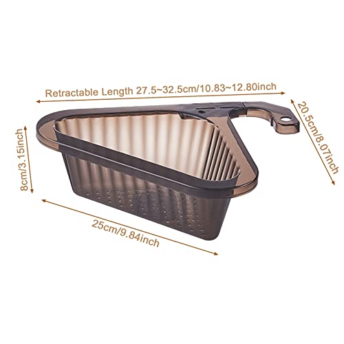 Colador triangular de fregadero multifuncional y cesta de drenaje 3
