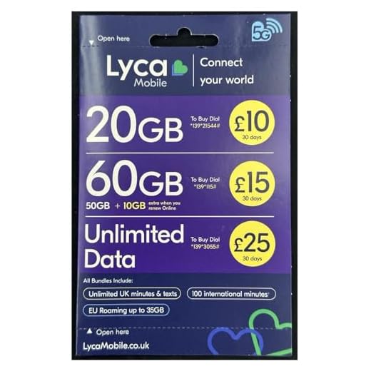 Official Lycamobile SIM Card for UK Buyers