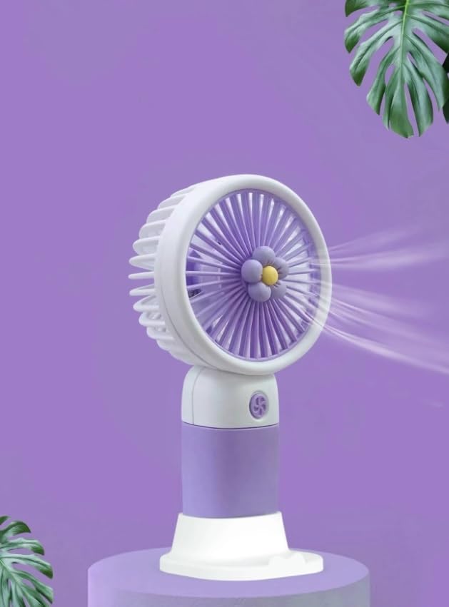 Boosty® Mini Portable Fan Powerful Hand Fan Dual Motors Personal Small Handheld Makeup Fan with Base Cute Design Lightweight USB Rechargeable Indoor Outdoor (B0CXTDZBNJ) Amazon Price History, Amazon Price Tracker