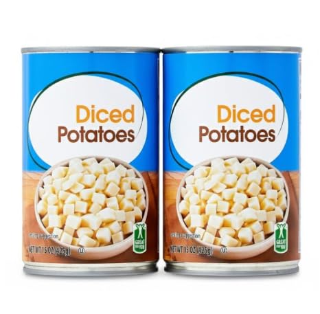 Canned Diced Potatoes, Gluten-Free, 15 oz Can (Pack of 2)