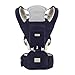 Sharth Baby Carrier with Hip Seat, 6-in-1 Infants & Toddlers (7-41 lbs) Carrier, Fully Adjustable Hip Seat Carrier to Fit All Parents, All-Season Baby Carrier - Dark Blue