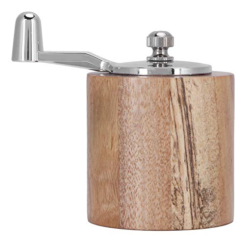 AUNMAS Macinapepe, Macinapepe manuale da 58 x 80 mm Attrezzo per macinare le spezie con manovella lunga per il ristorante a domicilio