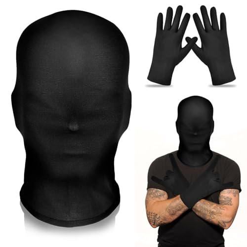 ZOSIGN Masque Noir, Masque d'Halloween et de Carnaval, Unisexe pour Fête et Déguisement