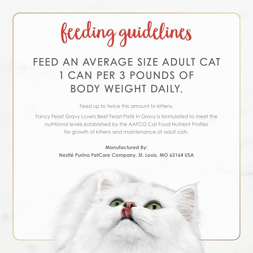 Fancy Feast Purina Gravy Lovers Beef Feast Pate Cat Food (24) 3 oz Cans - image 7