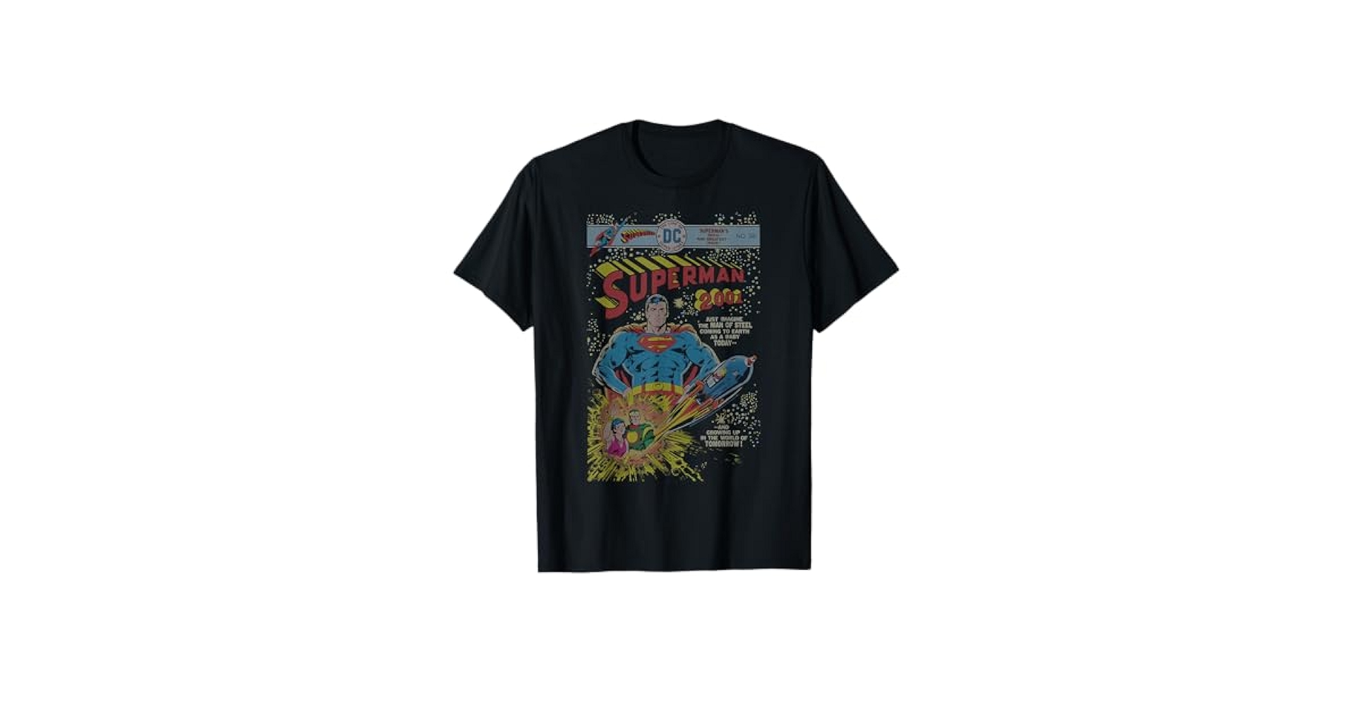 Amazon.com: DC Comics Superman 2001 #300 Retro Comic Cover T