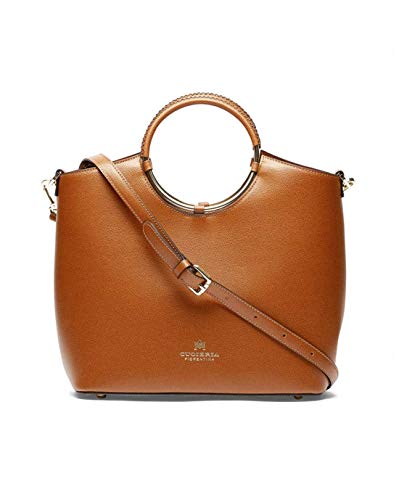 Cuoieria Fiorentina Borsa a mano in pelle Oblò con...