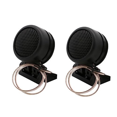 VINTORKY Car Tweeter Horn Made of Strong Materials Compact Size Enhance Your Car Audio System 4 Mount Brackets