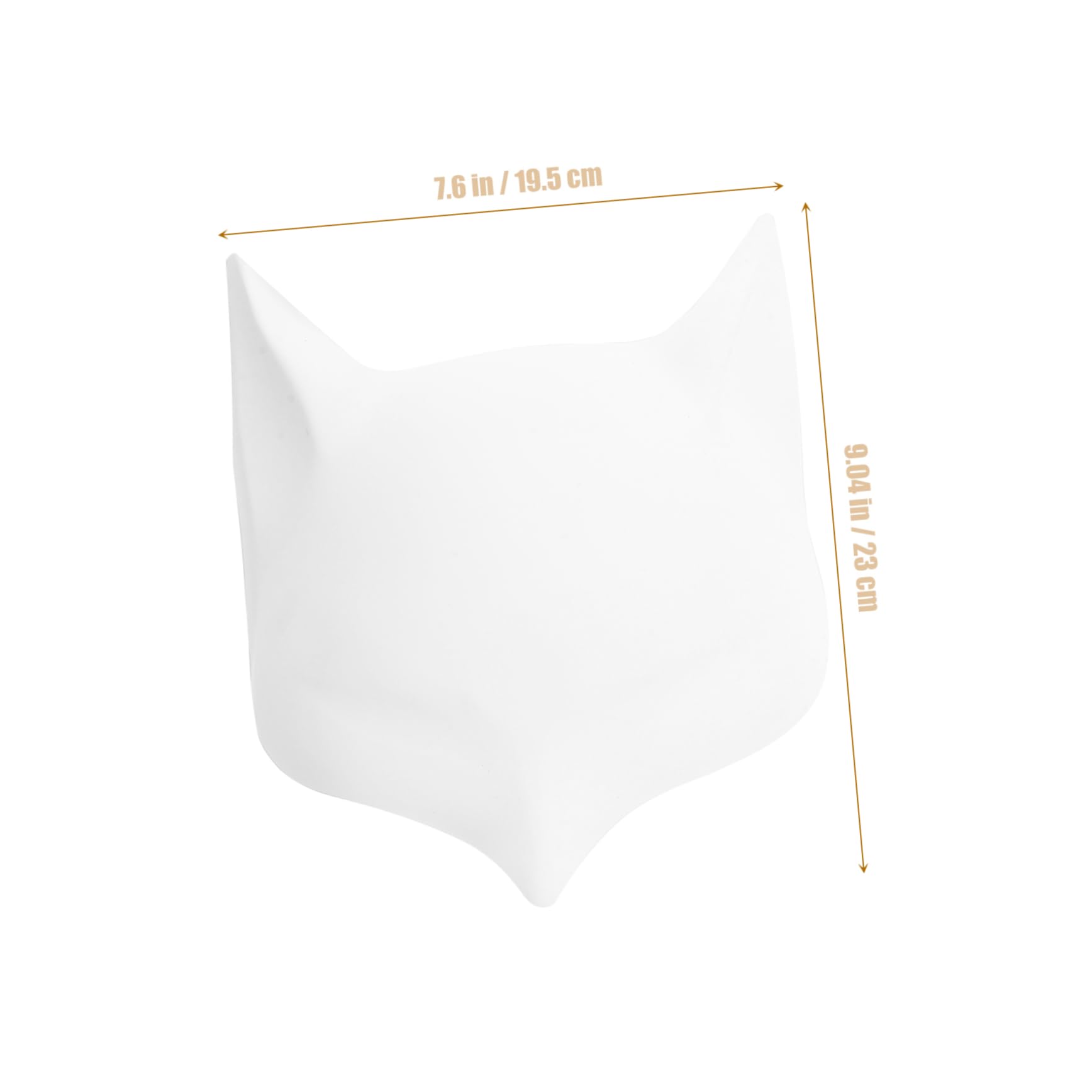 BCOATH 4pcs Blank Mask for Halloween Crafts Unpainted Masquerade Masks for Cosplay Parties and Special Events Comfortable Safe to Wear