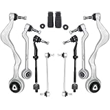 ALADICHE 10pcs Front Suspension Kit Upper Control Arm E90 Compatible with BMW 3-Series 325i 328i 330i 335d 335i 335is 2006-2013,2008-2013 BMW E82 E88 1-Series 128i 135i, 2013-2015 E84 X1(2WD Only)