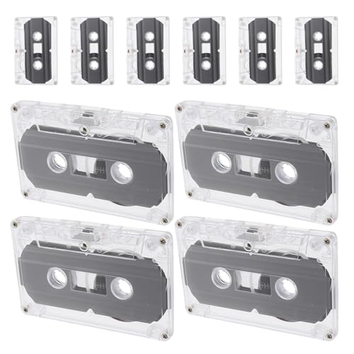 Cintas de casete vírgenes para proyectos DIY escolares y manualidades con sonido analógico