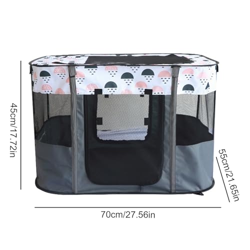 Parc portable pour chat et chien pliable intérieur extérieur