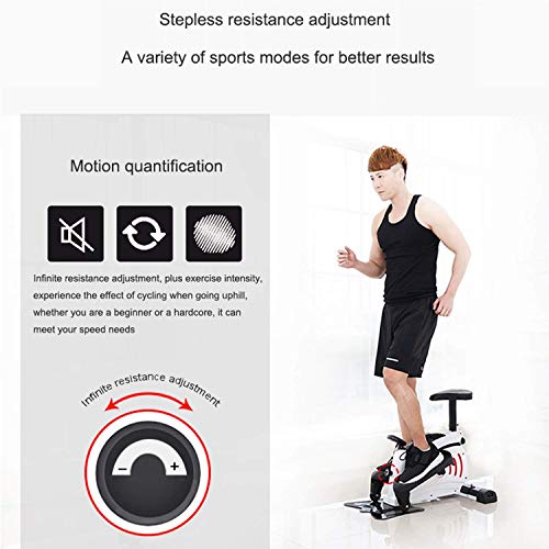 Image of Workout Machine for Home Use Stepper with Handle Workout Fitness Machine Pulling Rope Sport Exercise