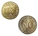 Novelty YES NO Challenge Coin Decision Maker Coins Flipping Decision Making Commemorative Collection